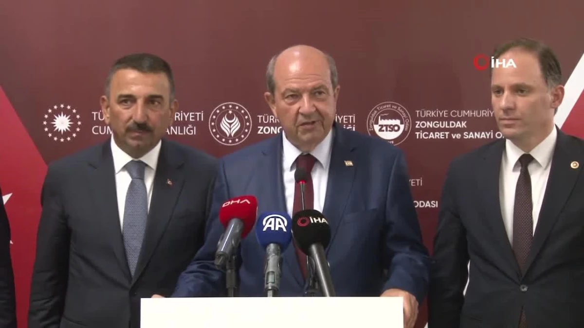 KKTC Cumhurbaşkanı Tatar, Zonguldak’ta gazilerle ve iş dünyasıyla bir araya geldi